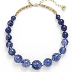 Kate Spade Light the Sparklers Necklace Dark Blue